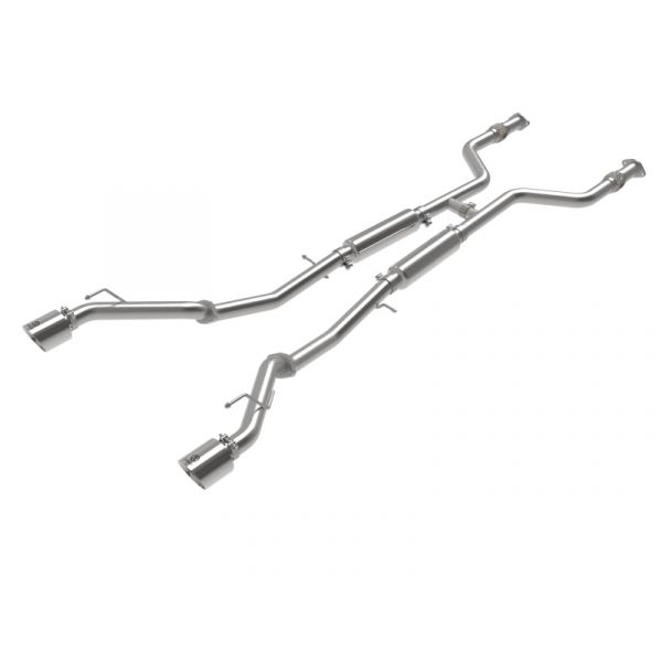 2023+ Nissan 400Z aFe Takada SS CAT Back Exhaust w- Polished Tips