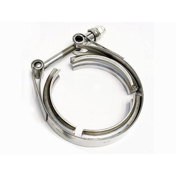 Garrett 4.5 Inch V-Band Clamp - Max Diameter - Stainless Steel - Comp V-Band Out - Large frame