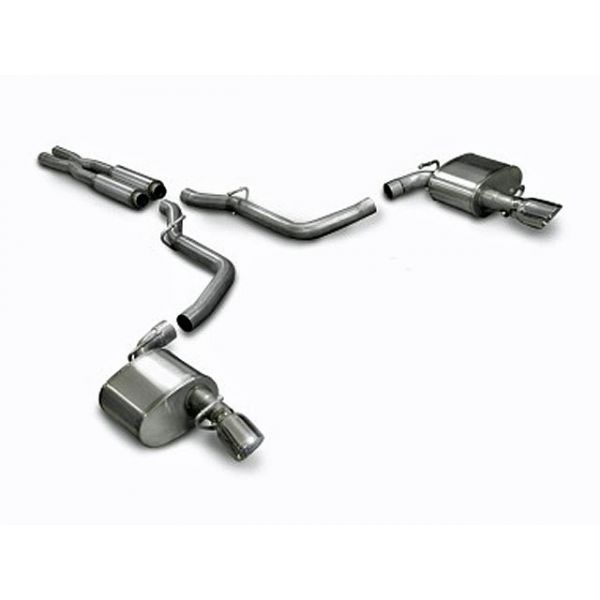 Corsa Performance Dual Rear Exit Cat-Back with 4.0 Inch Tips - Xtreme Sound Level